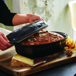 Emile Henry Artisan Bread Baker | Charcoal -Baking pan Shop charcoal2