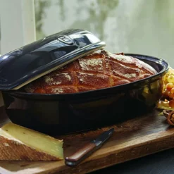 Emile Henry Artisan Bread Baker | Charcoal -Baking pan Shop charcoal3