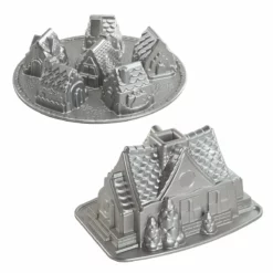 Nordic Ware Christmas Village Cake Pan Set