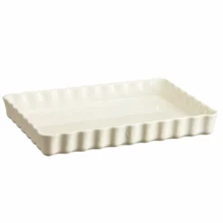 Emile Henry 13.4" X 9.5" Rectangular Tart Dish | Clay