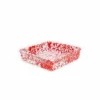 Crow Canyon Home Crow Canyon Enameled 9" Square Baking Pan Red Marble -Baking pan Shop crow canyon enameled red square baking pan d101rm