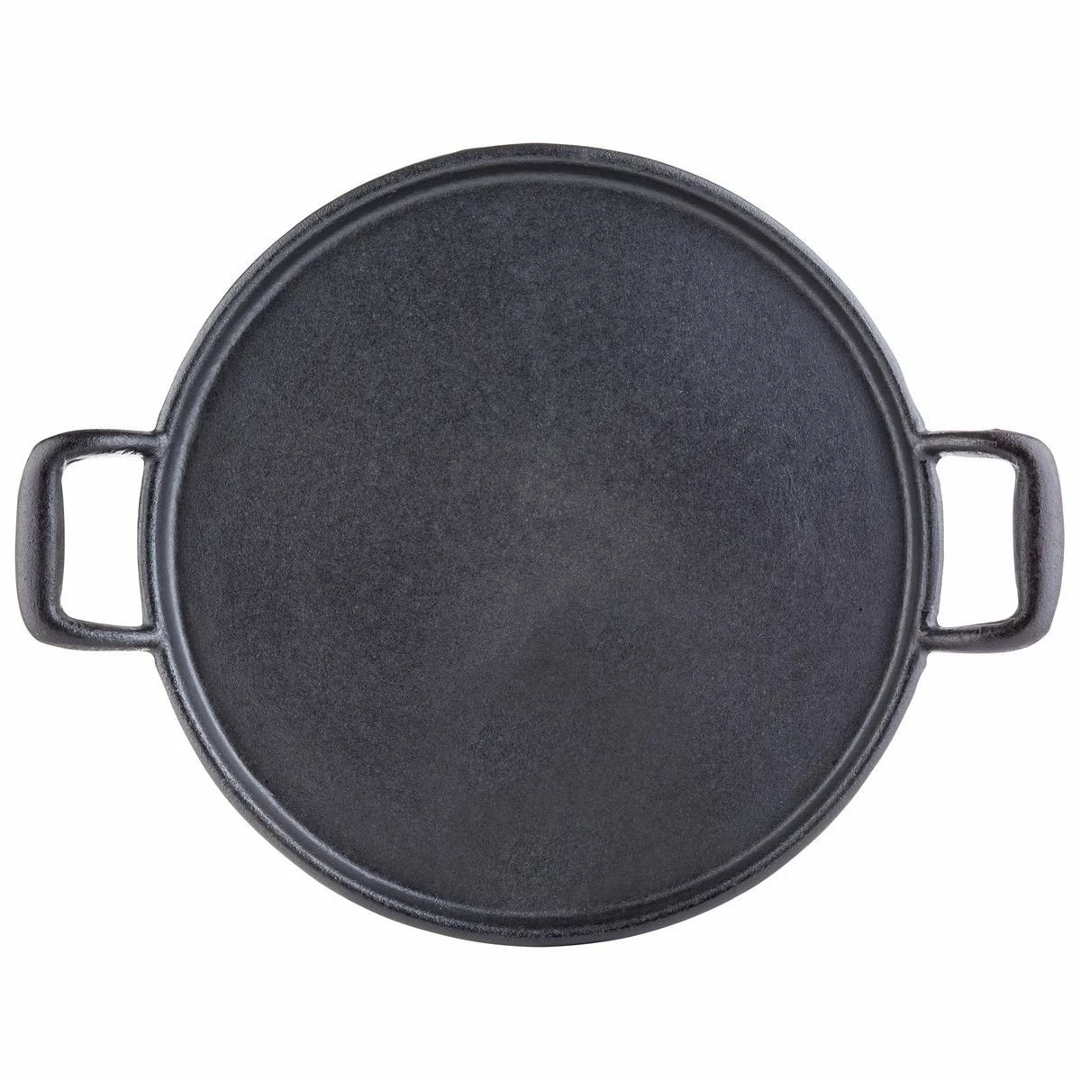 TableCraft Cast Iron Pizza Pan With Handles 3 TableCraft Cast Iron Pizza Pan With Handles