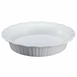 CorningWare 9" Pie Plate | French White