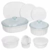 CorningWare 12-Piece Ceramic Bakeware Set | French White 1 CorningWare 12-Piece Ceramic Bakeware Set | French White -Baking pan Shop cw fw 12pc round oval set 1117228