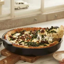 Emile Henry 12" Deep Dish Pizza Pan | Charcoal -Baking pan Shop deepdishpizzapanls 1 1024x1024 2x