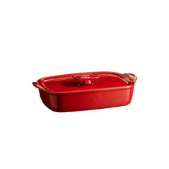 Emile Henry 12" X 8.75" Burgundy Lid | Fits Ultime Collection Baker (9652) -Baking pan Shop eh 0050 340050 couvercleplatultime9650 lidforbakingdishultime9650 dish 1024x1024 2x