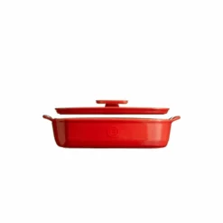 Emile Henry 12" X 8.75" Burgundy Lid | Fits Ultime Collection Baker (9652) -Baking pan Shop eh 0050 340050 couvercleplatultime9650 lidforbakingdishultime9650 profile 1024x1024 2x