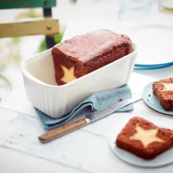 Emile Henry 12.25" X 5" Loaf Dish | Clay -Baking pan Shop eh 6120 amb douceurs petitcake smallloaf chocolatevanillastar a 1024x1024 2x 1