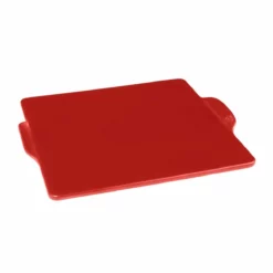 Emile Henry 14" X 14" Square Pizza Stone | Burgundy