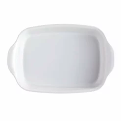 Emile Henry Ultime Collection 11.5" X 7.5" Rectangular Baking Dish | Flour -Baking pan Shop eh 9650 119650 petitrectang smallrectang ultime top