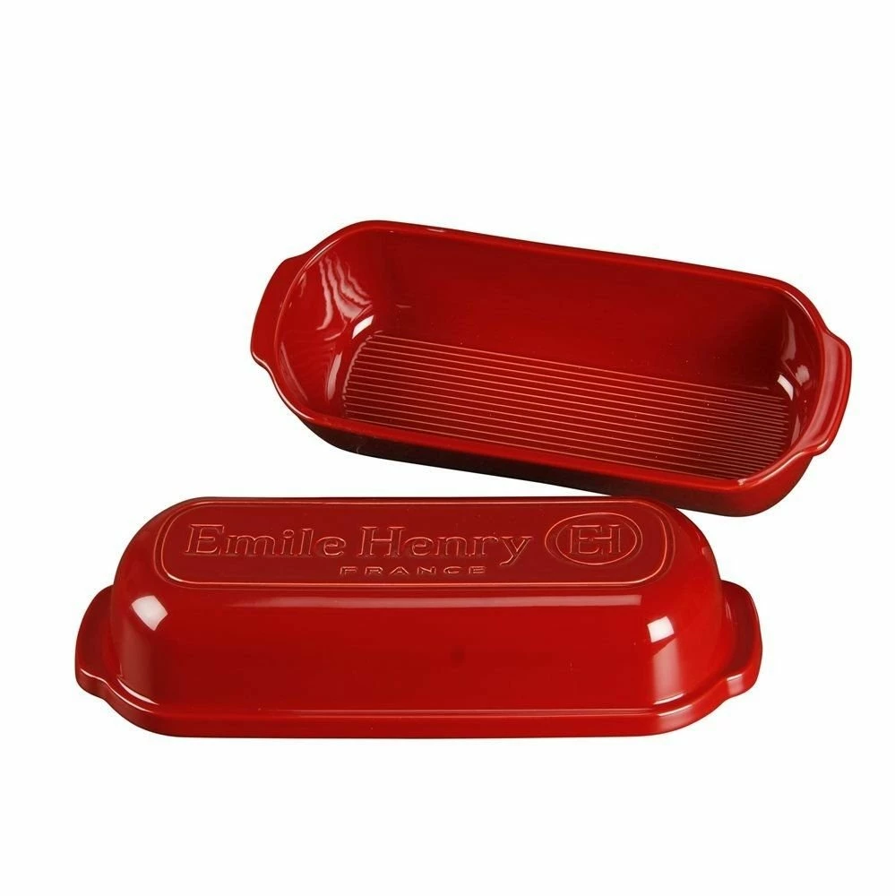 Emile Henry Italian Bread Loaf Baker | Burgundy 6 Emile Henry Italian Bread Loaf Baker | Burgundy - Image 4