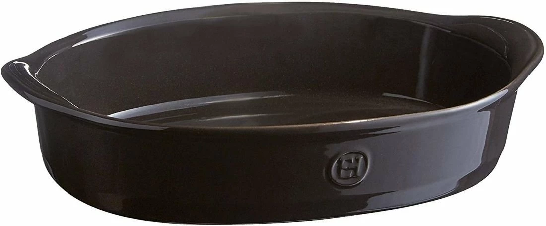 Emile Henry 2.4 Qt. Medium Oval Baking Dish - Ultime Collection | Charcoal