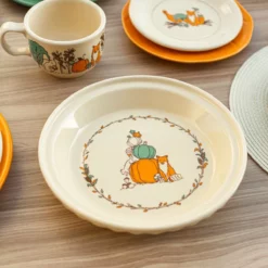 Fiesta® 10.25" Deep Dish Pie Baker | Fall Forest -Baking pan Shop fall forest secondary tabletop 9 28 21 148