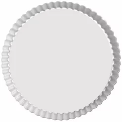 Fat Daddio's Fluted Tart Cake Pan Removable Bottom 16 Gauge, 10" X 2" -Baking pan Shop fat daddios tart cake pan 10x2 pft 102 popup