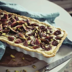 Emile Henry 13.6" X 5.1" Slim Tart Dish | Flour 16 Emile Henry 13.6" X 5.1" Slim Tart Dish | Flour -Baking pan Shop flourtart2