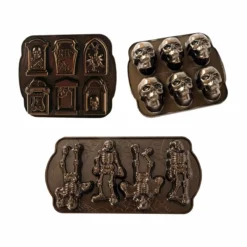Nordic Ware Haunted Halloween Cakelet Pan Trio