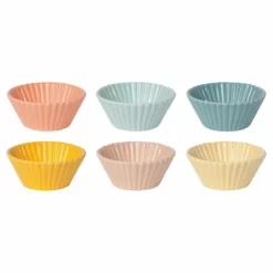 Now Designs Baking Cups (Set Of 6) | Cloud -Baking pan Shop l106001 baking cup set cloud sup
