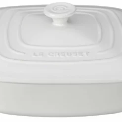Le Creuset 2.75 Qt. Square Covered Casserole | White