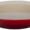 Le Creuset 9" Fluted Heritage Pie Dish | Cerise/Cherry Red