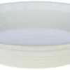 Le Creuset 9" Fluted Heritage Pie Dish | White -Baking pan Shop le creuset fluted pie pan round 9in white pg1855 2316 compressed