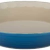 Le Creuset 9" Fluted Heritage Pie Dish | Marseille Blue