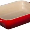 Le Creuset 3.1 Qt. Rectangular Heritage Baking Dish | Cerise/Cherry Red -Baking pan Shop lecrue rectangular baker 12x9 pg1047s 3267 cherry compressed