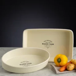 Mason Cash | Heritage 12" Rectangular Dish -Baking pan Shop mason cash heritage roasting set 1800.322 1