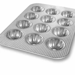 USA Pan Mini Fluted Cupcake Pan - 12 Cup
