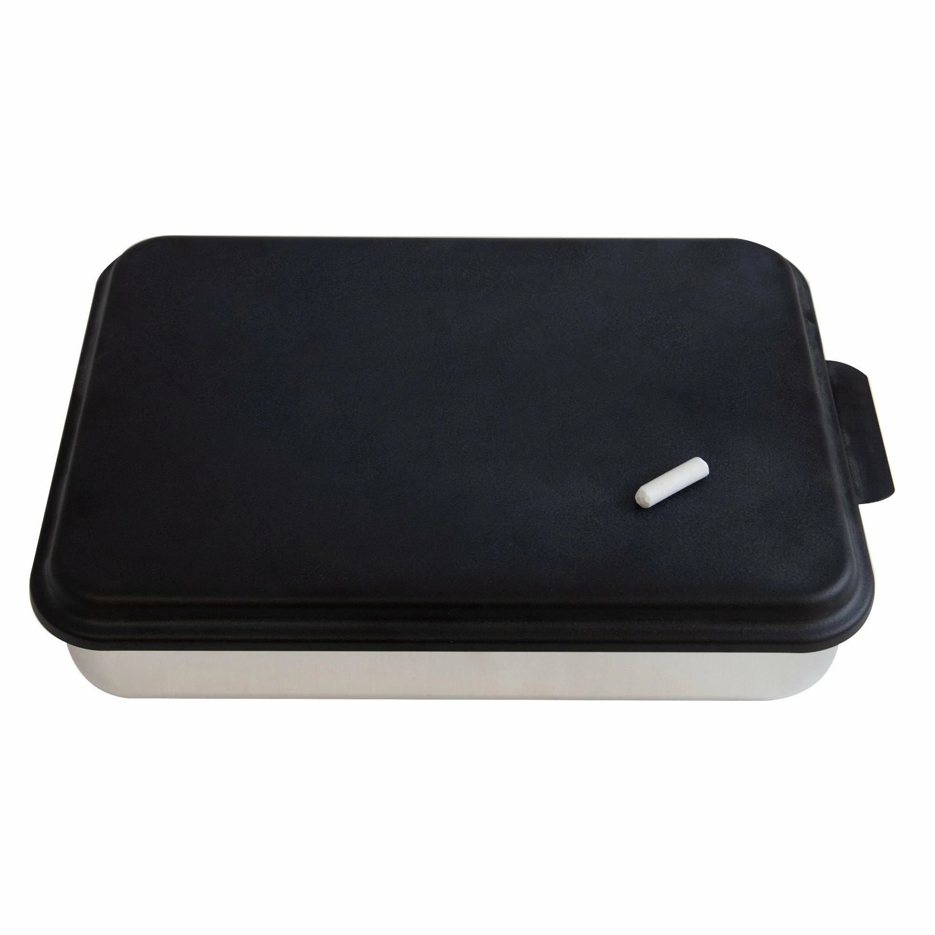 Nesco / American Harvest Nesco Aluminum Cake Pan With Black Chalkboard Lid 4 Nesco / American Harvest Nesco Aluminum Cake Pan With Black Chalkboard Lid - Image 2