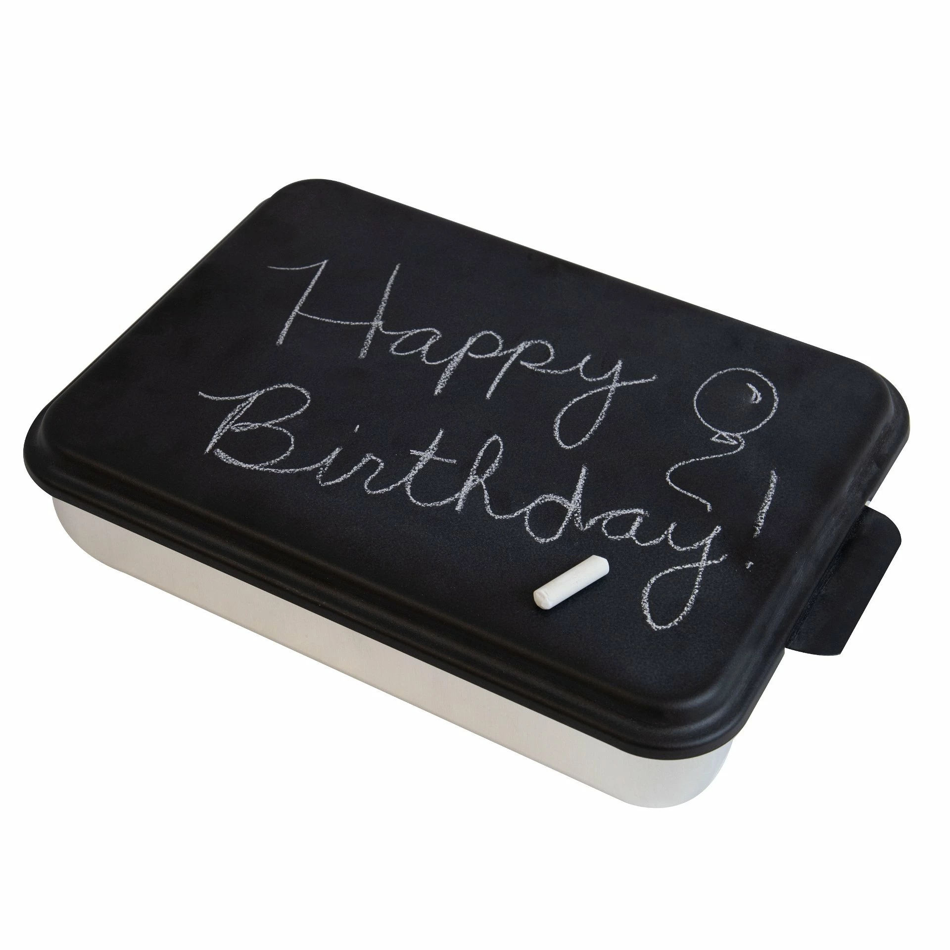 Nesco / American Harvest Nesco Aluminum Cake Pan With Black Chalkboard Lid 3 Nesco / American Harvest Nesco Aluminum Cake Pan With Black Chalkboard Lid
