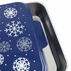 Nesco / American Harvest Evening Snowflakes Aluminum Cake Pan With Lid -Baking pan Shop ncp z 8 2