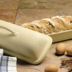 Sassafras Superstone Covered Bread Baker | Unglazed -Baking pan Shop new covered baker cropped lifestyle web 25483.1433954012.500.500