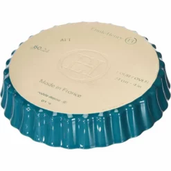 Emile Henry 9" Deep Tart Dish | Blue Flame -Baking pan Shop njsfdia783 5