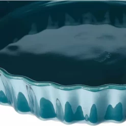 Emile Henry 9" Deep Tart Dish | Blue Flame -Baking pan Shop njsfdia783 6
