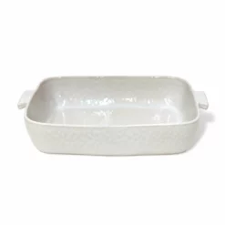 Carmel Ceramica Cozina 10" X 14" Rectangular Baker | White