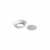 Fat Daddio's Fluted Tart Pan 3 3/4" Removable Bottom 1" Deep