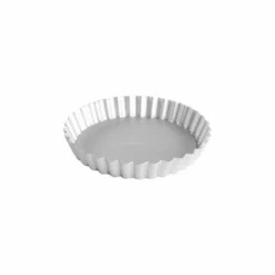 Fat Daddio's Fluted Tart Pan 18 (ga) 6 1/2" Removable Bottom 1" Deep -Baking pan Shop pft 65 02 fatdaddios