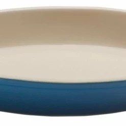 Le Creuset 1.7 Qt. Oval Heritage Au Gratin Dish | Marseille Blue