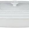 Le Creuset 3.5 Qt. Rectangular Covered Casserole | White