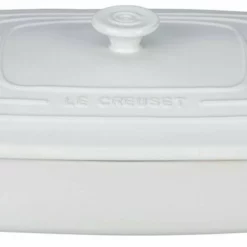 Le Creuset 3.5 Qt. Rectangular Covered Casserole | White