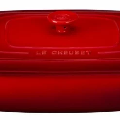 Le Creuset 3.5 Qt. Rectangular Covered Casserole | Cerise/Cherry Red