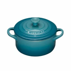 Le Creuset 8oz Round Mini Cocotte | Caribbean Blue