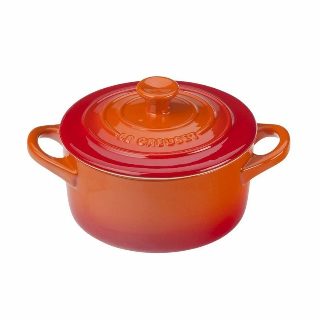 Le Creuset 8oz Round Mini Cocotte | Flame Orange