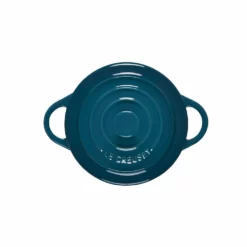 Le Creuset 8oz Round Mini Cocotte | Deep Teal -Baking pan Shop pg1160t 087d 4 1