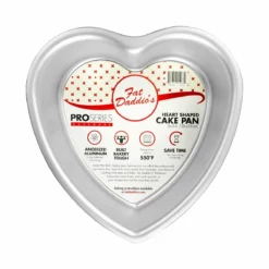 Fat Daddio's Aluminum Heart Cake Pan (8" X 3")