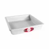 Fat Daddio's Square Cake Pan Solid Bottom 10"x2" -Baking pan Shop psq 10102 fatdaddios