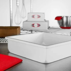 Fat Daddio's Square Cake Pan (10" X 3") -Baking pan Shop psq 10103 lifestyle fatdaddios