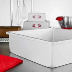 Fat Daddio's ProSeries Anodized Aluminum Square Cake Pan - 12" X 4" -Baking pan Shop psq 12124 lifestyle fatdaddios