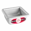 Fat Daddio's Square Cake Pan Solid Bottom 4"x2"