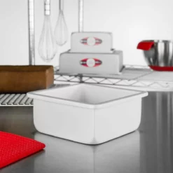 Fat Daddio's Square Cake Pan (6" X 3") -Baking pan Shop psq 663 lifestyle fatdaddios